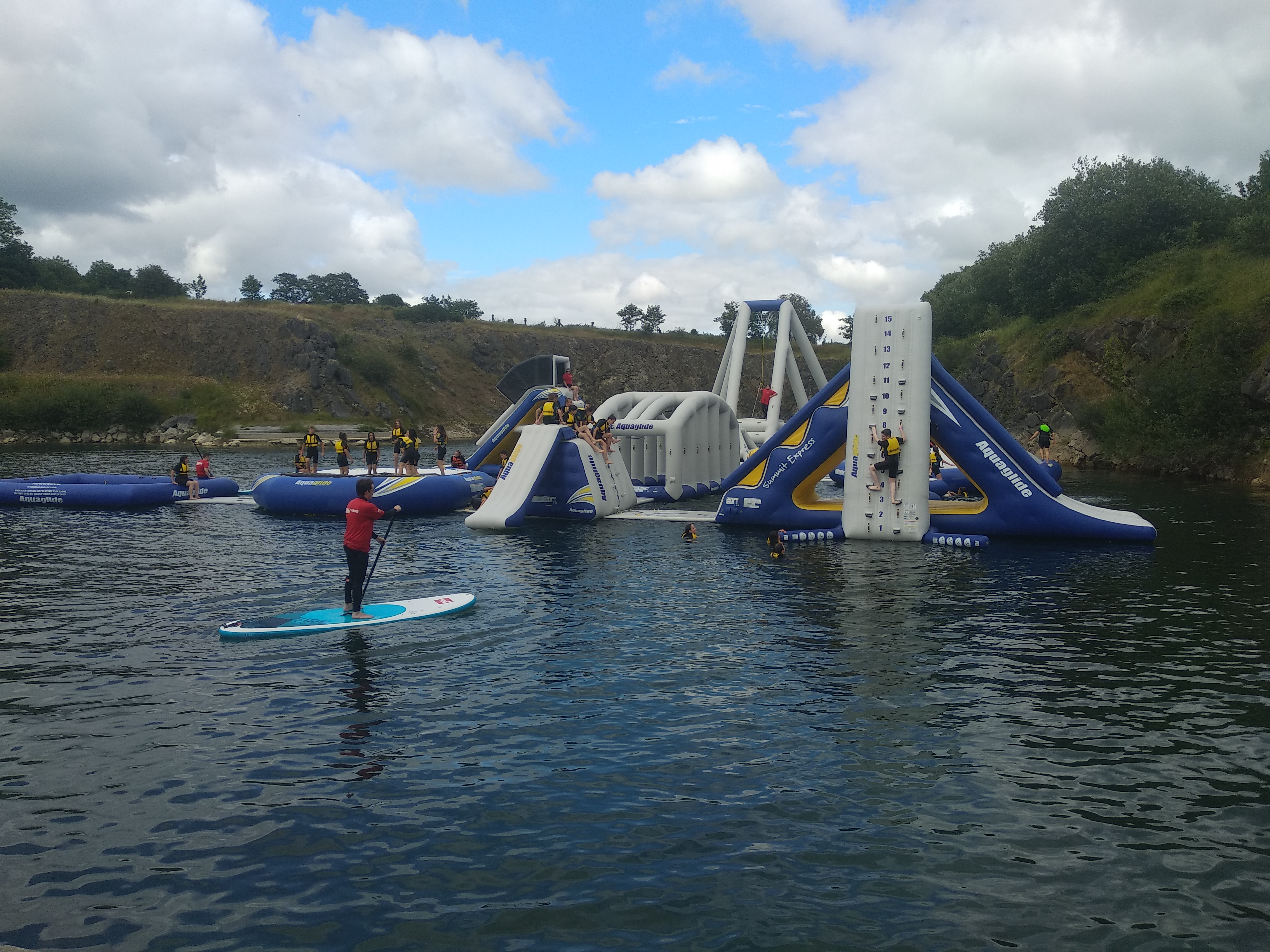 Castillos, fin de clases y mucho sol!