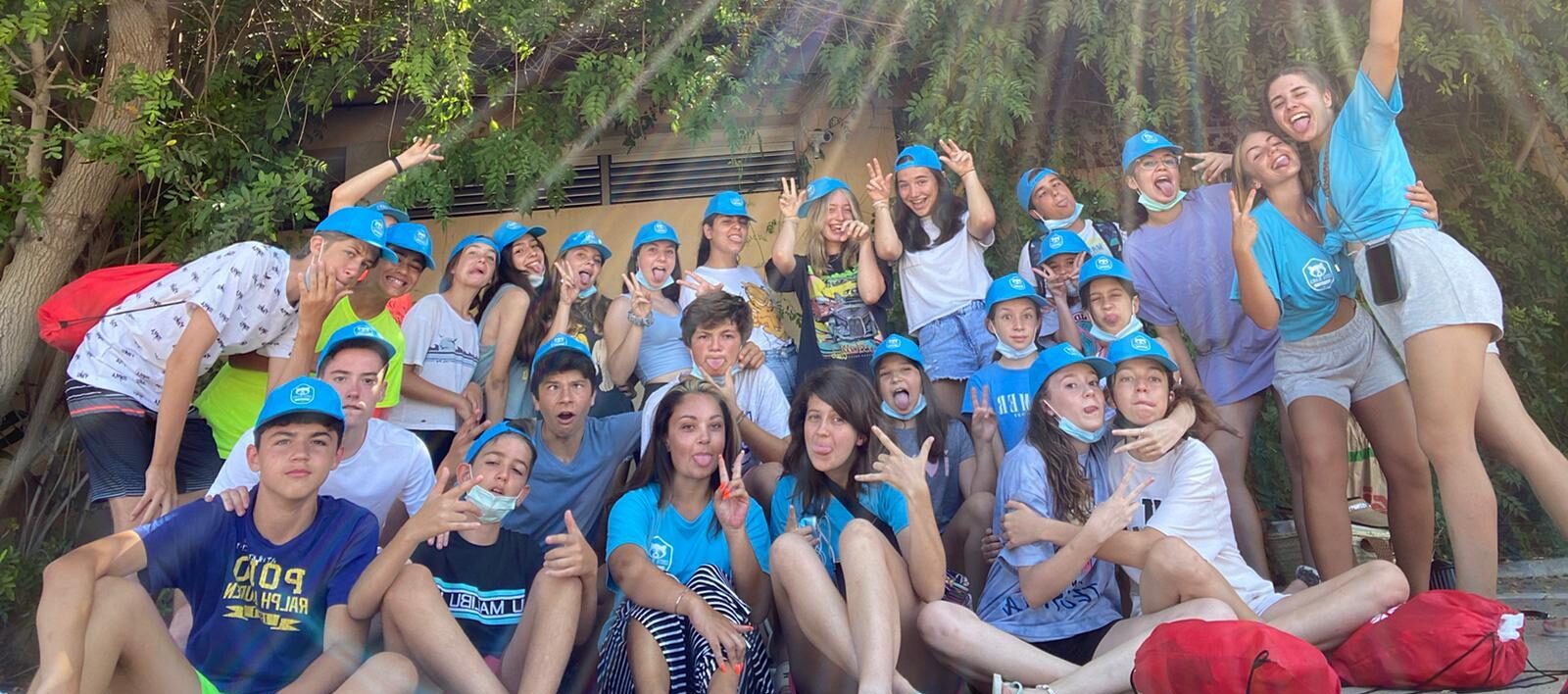 Ya somos inseparables, nuestra primera excursión del campamento