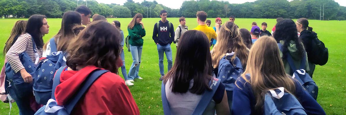 Grupo Dublín 2023 en parque Santa Ana