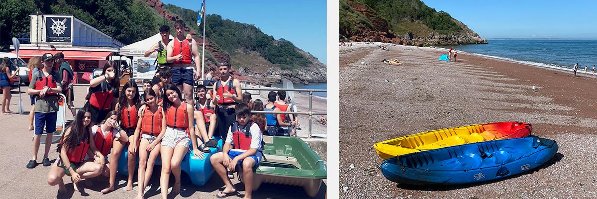 Grupo Torquay 2023 en día de playa