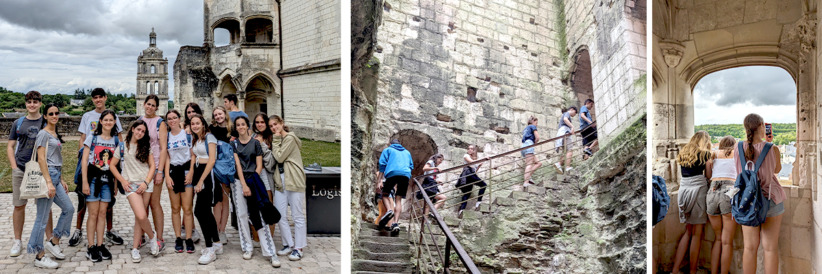 Grupo Valle de Loira 2023 en el Castillo de Logis Royale