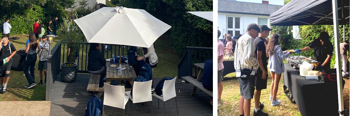 Torquay 3 - Brixham, BBQ, escalada y un Faro. 2 Grupo Torquay 2023 en una BBQ en la residencia