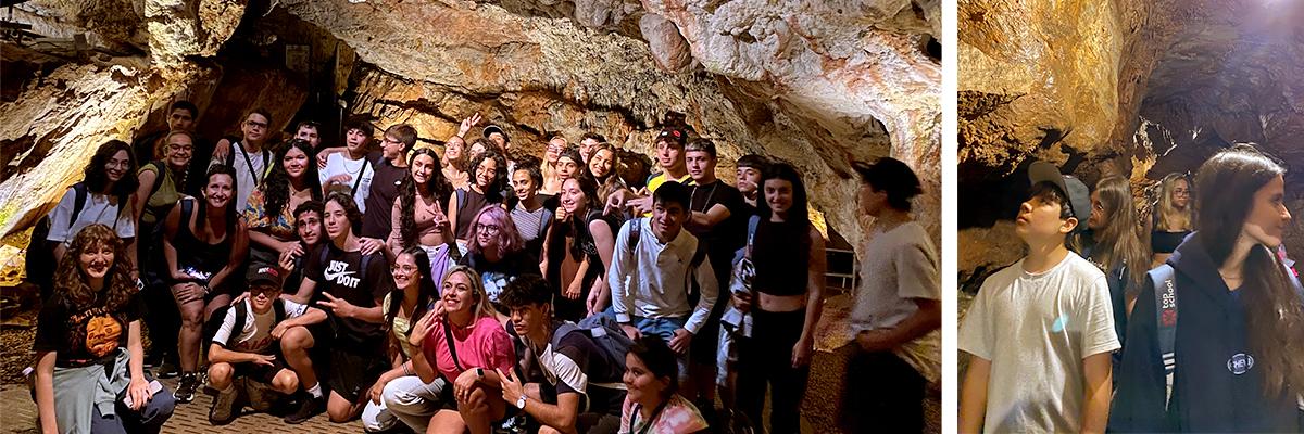 Grupo Torquay 2023 visitando cueva