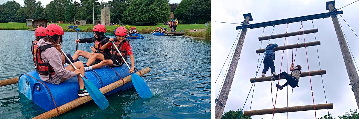 Grupo Preston 2023 haciendo deporte de aventura