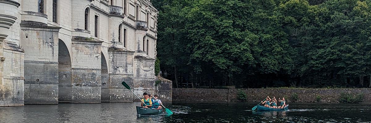 Grupo Valle de Loira en el castillo de Chenoceau